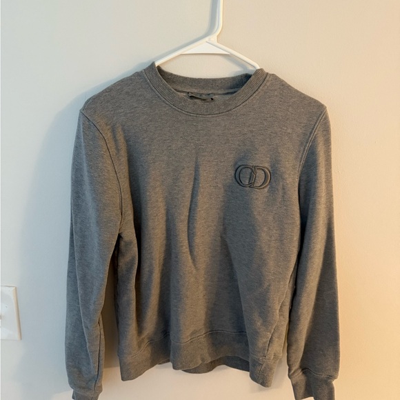 Christian Dior Gray Crewneck Sweater